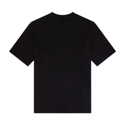 The Male model is wearing New Orleans Saints NFL Helmet Graphic Black T-Shirt 2