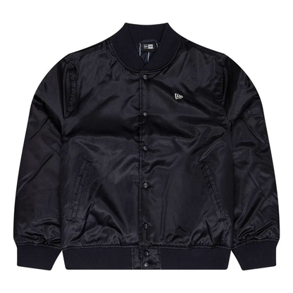 The Male model is wearing New Era Navy Bomber Jacket 1