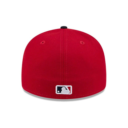 Pictured is this MLB Spring Training 2026 Boston Red Sox Low Profile 59FIFTY Fitted cap in red. 7