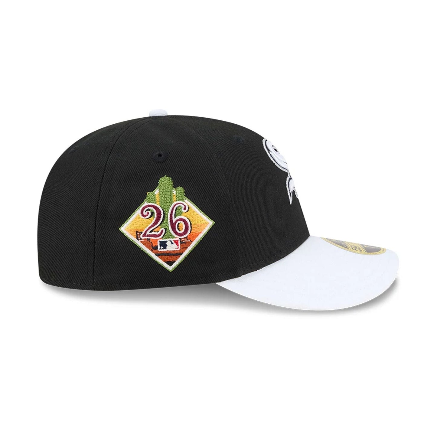 Pictured is this MLB Spring Training 2026 Chicago White Sox Low Profile 59FIFTY Fitted cap in black. 5