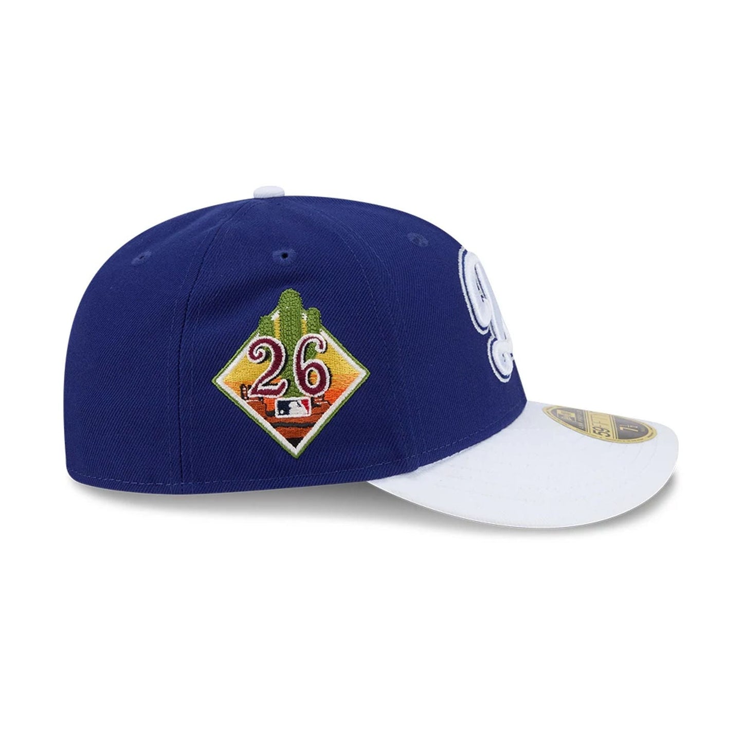 Pictured is this MLB Spring Training 2026 LA Dodgers Low Profile 59FIFTY Fitted cap in dark blue. 5