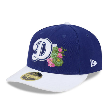 Pictured is this MLB Spring Training 2026 LA Dodgers Low Profile 59FIFTY Fitted cap in dark blue. 4