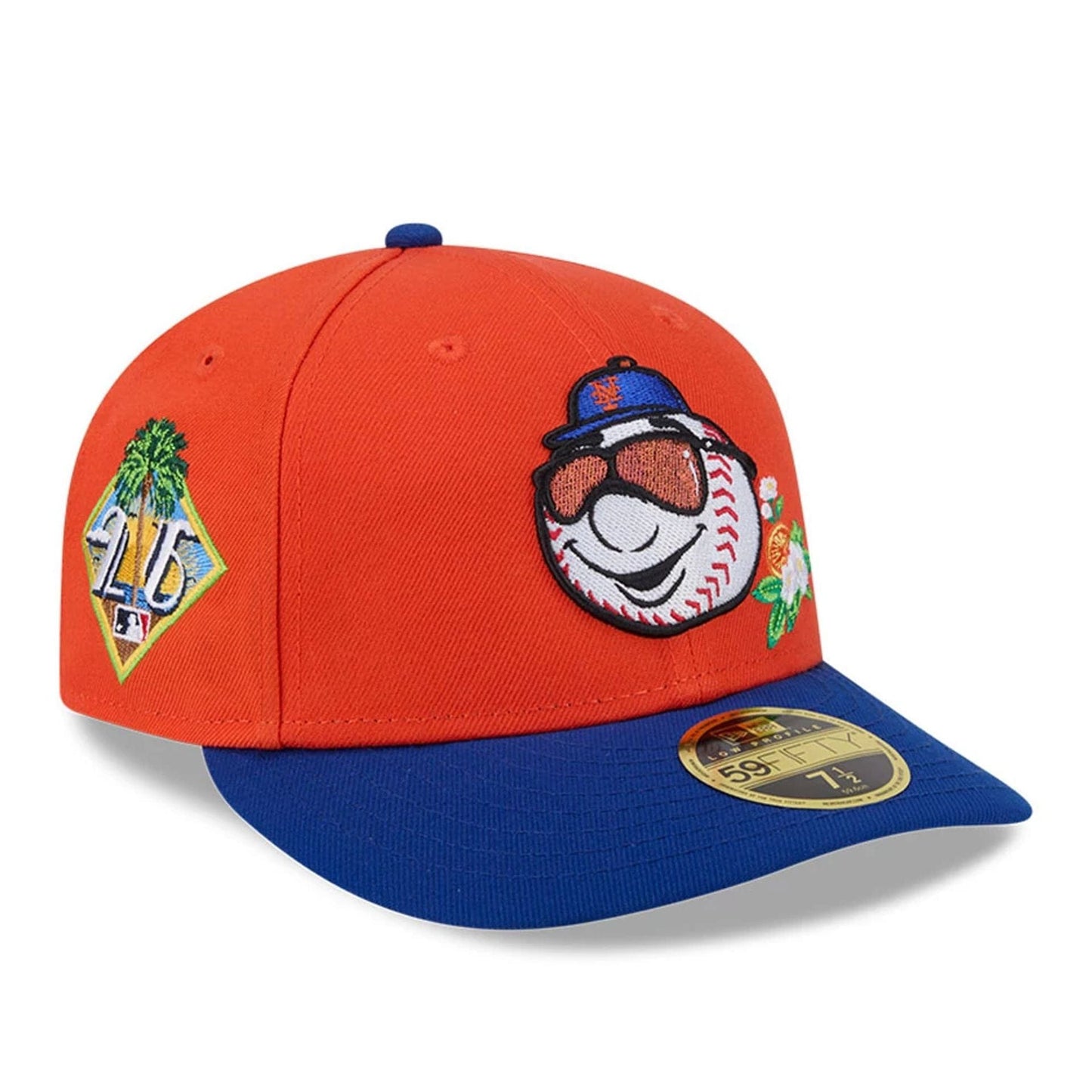 Pictured is this MLB Spring Training 2026 New York Mets Low Profile 59FIFTY Fitted cap in red. 1