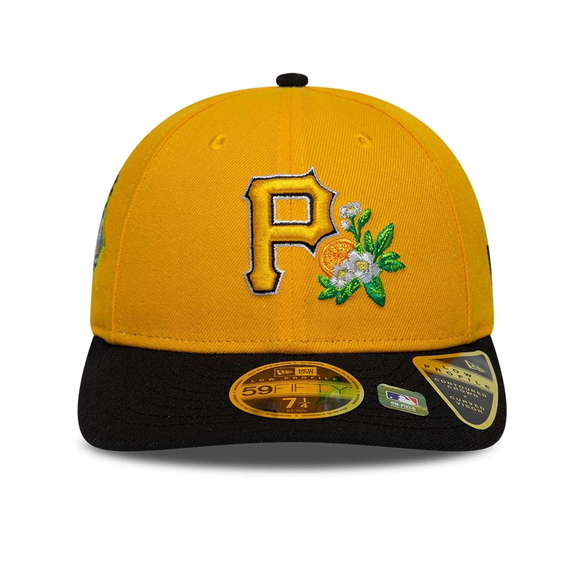 Pictured is this MLB Spring Training 2026 Pittsburgh Pirates Low Profile 59FIFTY Fitted cap in yellow. 3