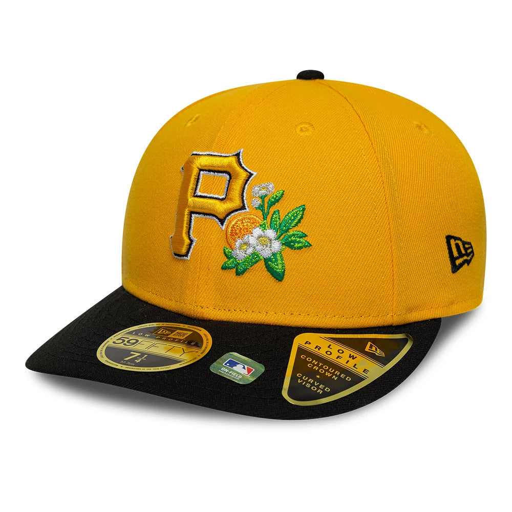 Pictured is this MLB Spring Training 2026 Pittsburgh Pirates Low Profile 59FIFTY Fitted cap in yellow. 4