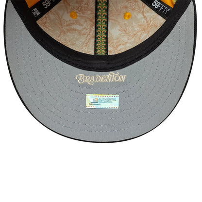 Pictured is this MLB Spring Training 2026 Pittsburgh Pirates Low Profile 59FIFTY Fitted cap in yellow. 2