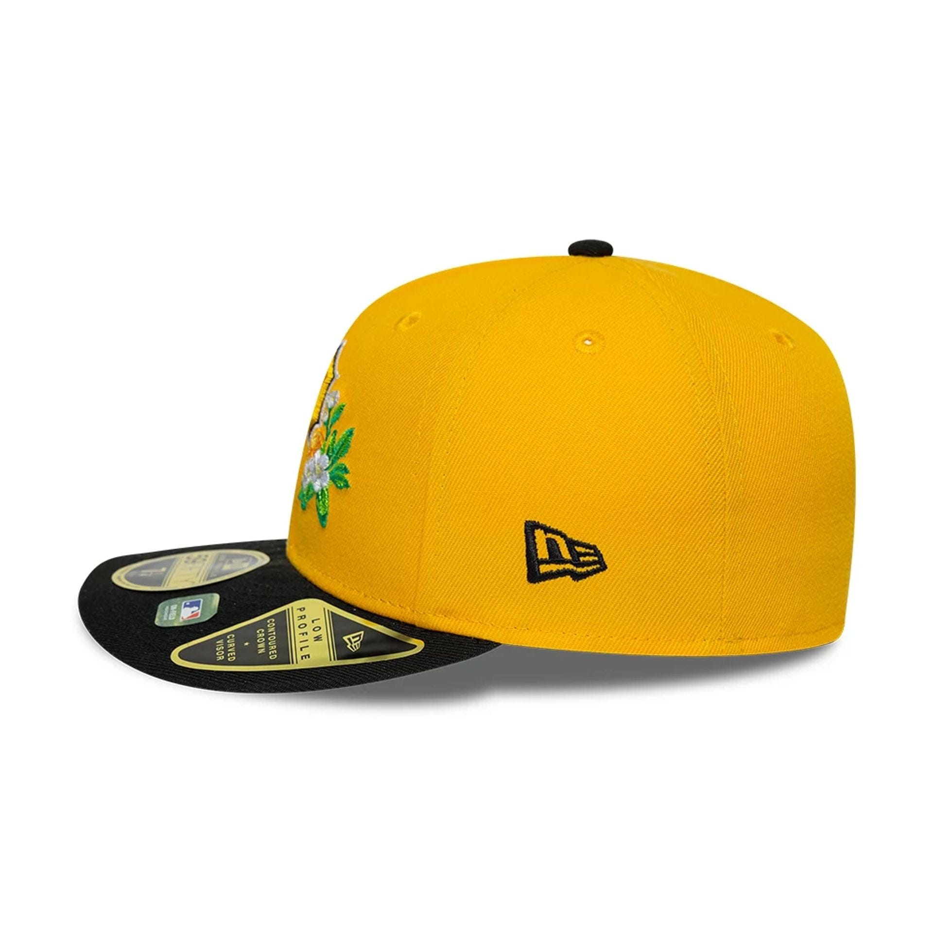 Pictured is this MLB Spring Training 2026 Pittsburgh Pirates Low Profile 59FIFTY Fitted cap in yellow. 6