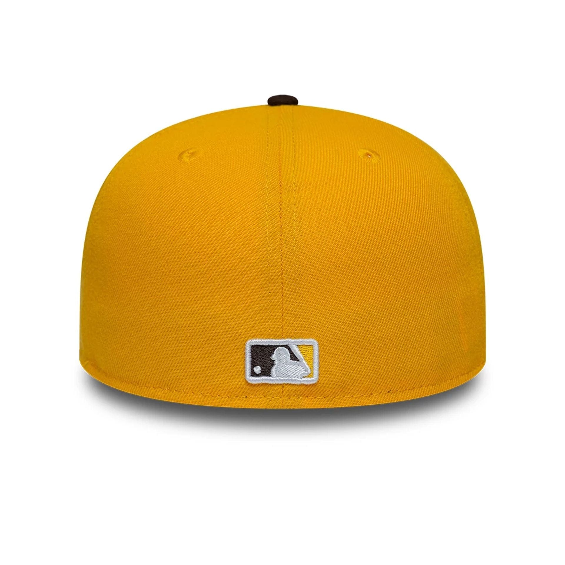 Pictured is this MLB Spring Training 2026 San Diego Padres Low Profile 59FIFTY Fitted cap in yellow. 7