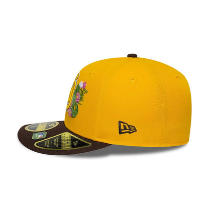 Pictured is this MLB Spring Training 2026 San Diego Padres Low Profile 59FIFTY Fitted cap in yellow. 6