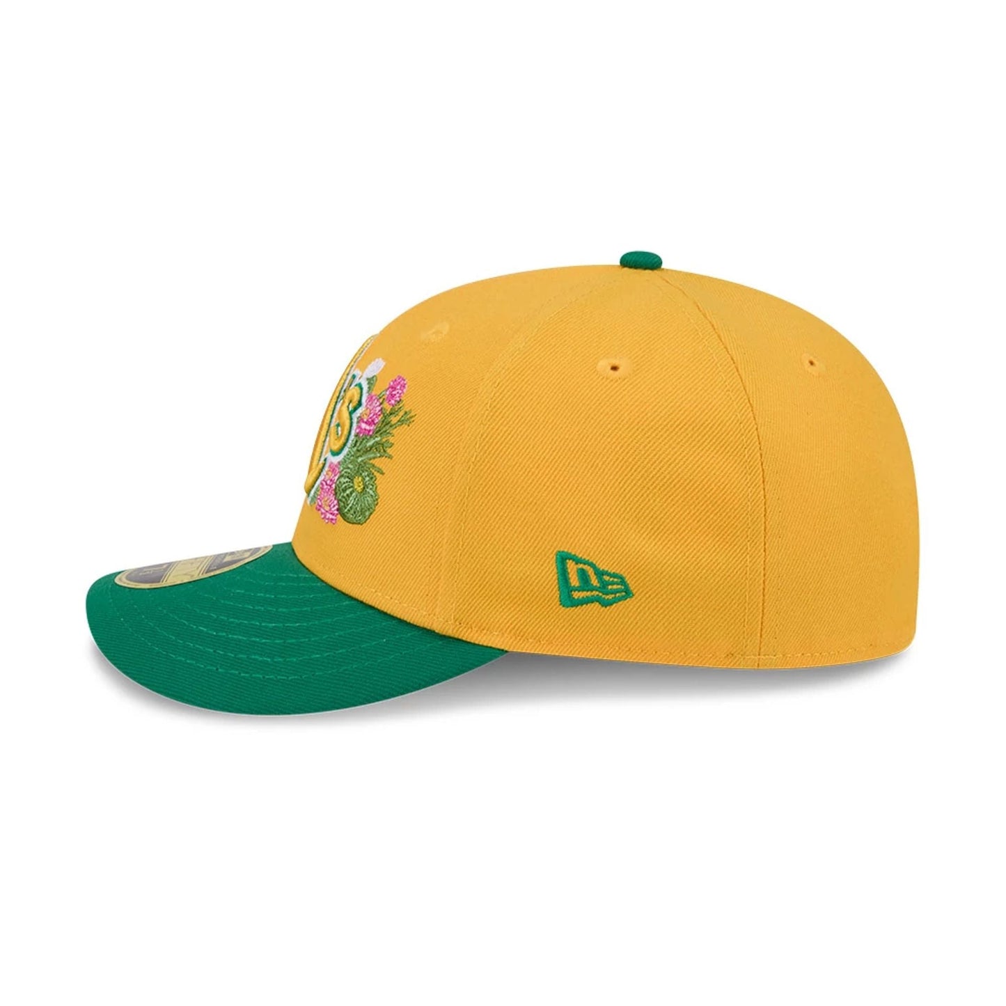 Pictured is this MLB Spring Training 2026 Athletics Low Profile 59FIFTY Fitted cap in yellow. 6