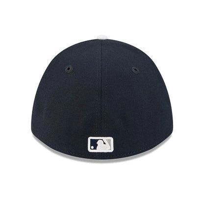 Pictured is this MLB Spring Training 2026 New York Yankees 39THIRTY M-Crown Stretch Fit cap in navy. 7
