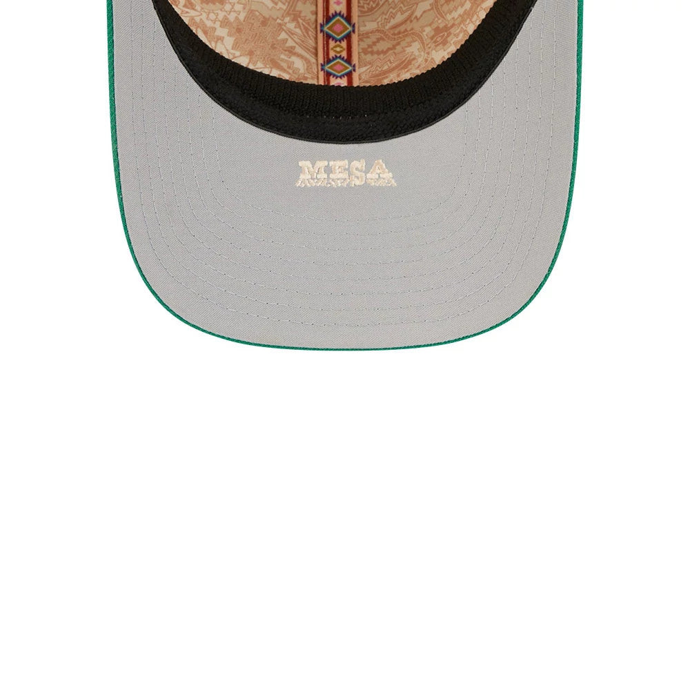 Pictured is this MLB Spring Training 2026 Athletics 39THIRTY M-Crown Stretch Fit cap in Yellow. 2
