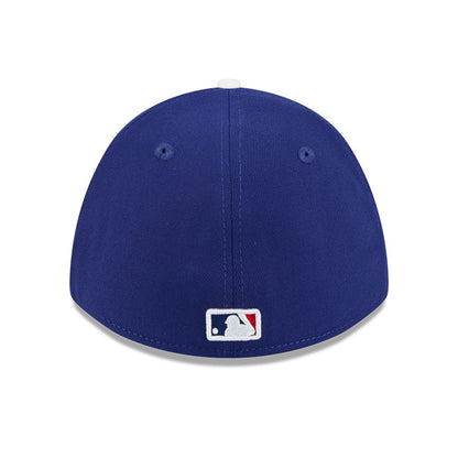 Pictured is this MLB Spring Training 2026 LA Dodgers 39THIRTY M-Crown Stretch Fit cap in dark blue. 7