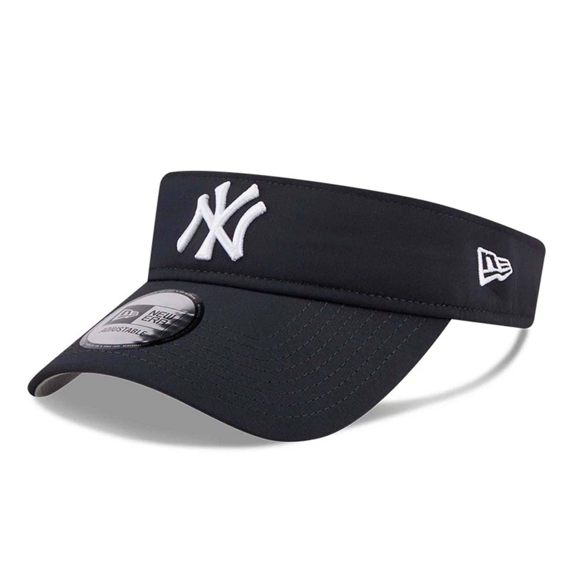 Pictured is this MLB Spring Training 2026 New York Yankees Visor cap in navy. 4