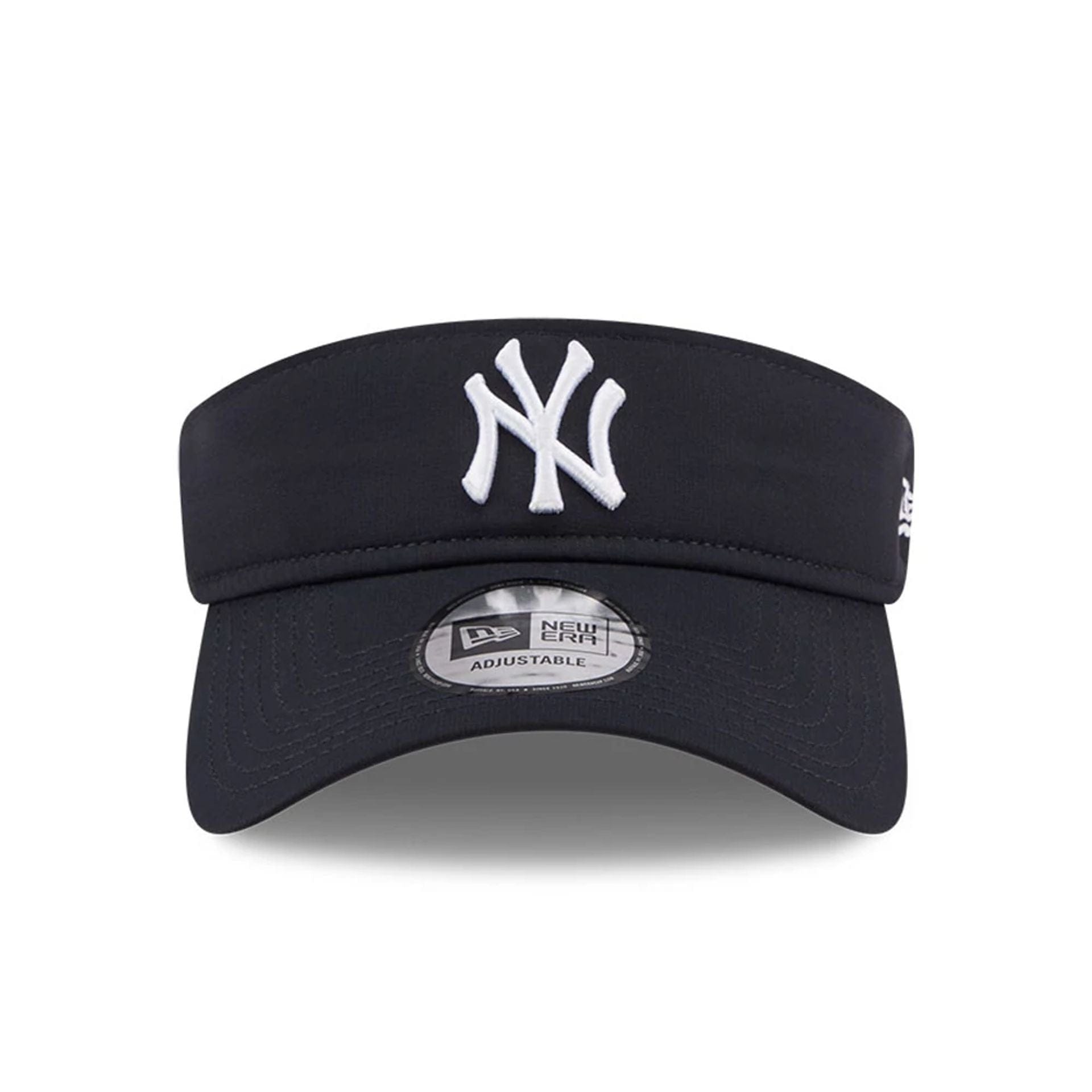 Pictured is this MLB Spring Training 2026 New York Yankees Visor cap in navy. 3