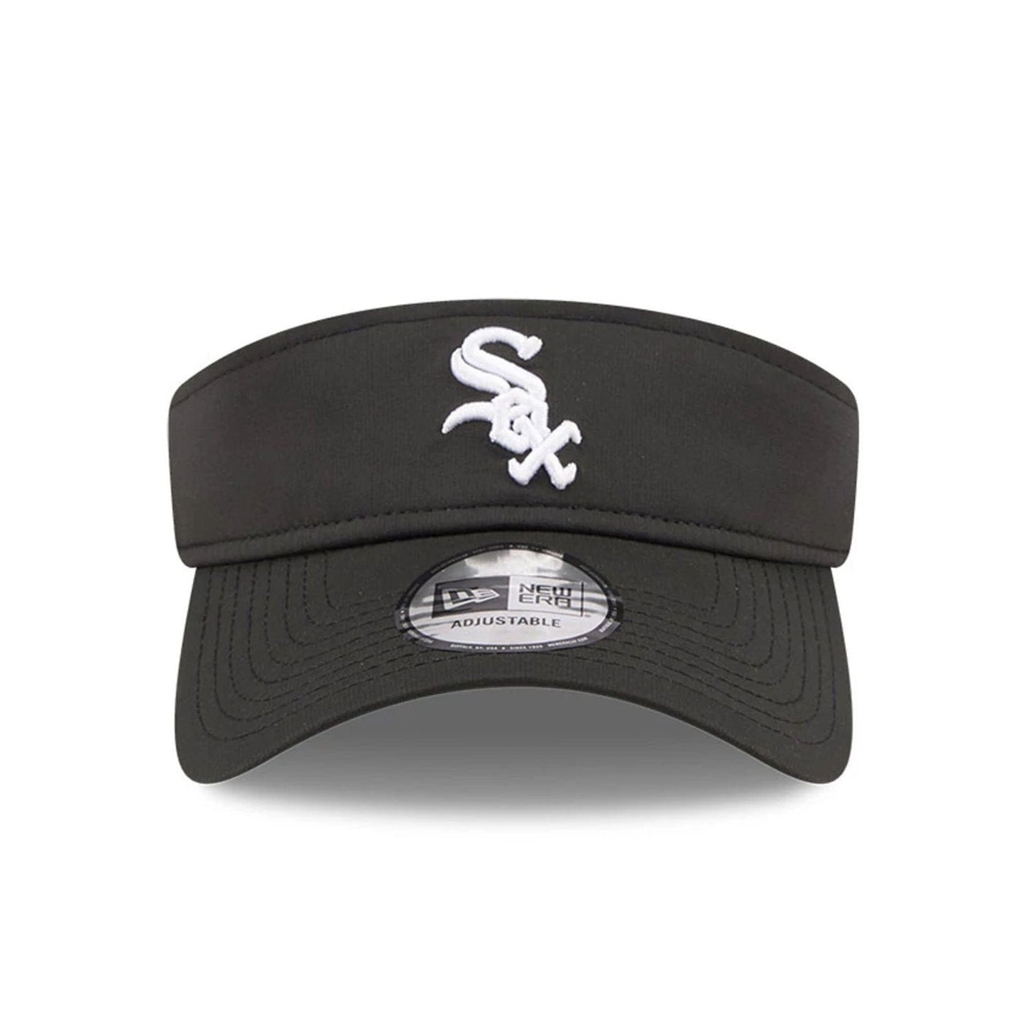 Pictured is this MLB Spring Training 2026 Chicago White Sox Visor cap in black. 3