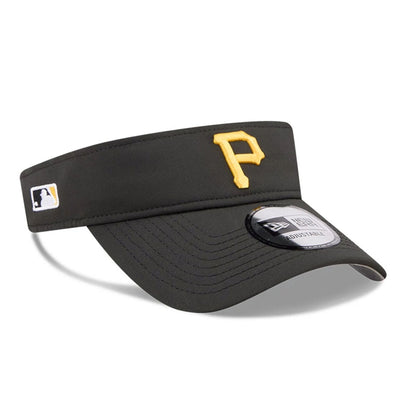 Pictured is this MLB Spring Training 2026 Pittsburgh Pirates Visor cap in black. 1