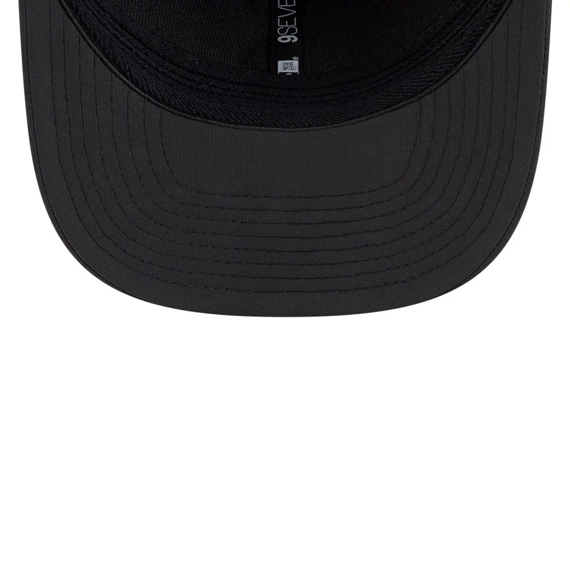 Pictured is this MiLB Clubhouse Fresno Grizzlies 9SEVENTY Stretch Snap cap in black. 7