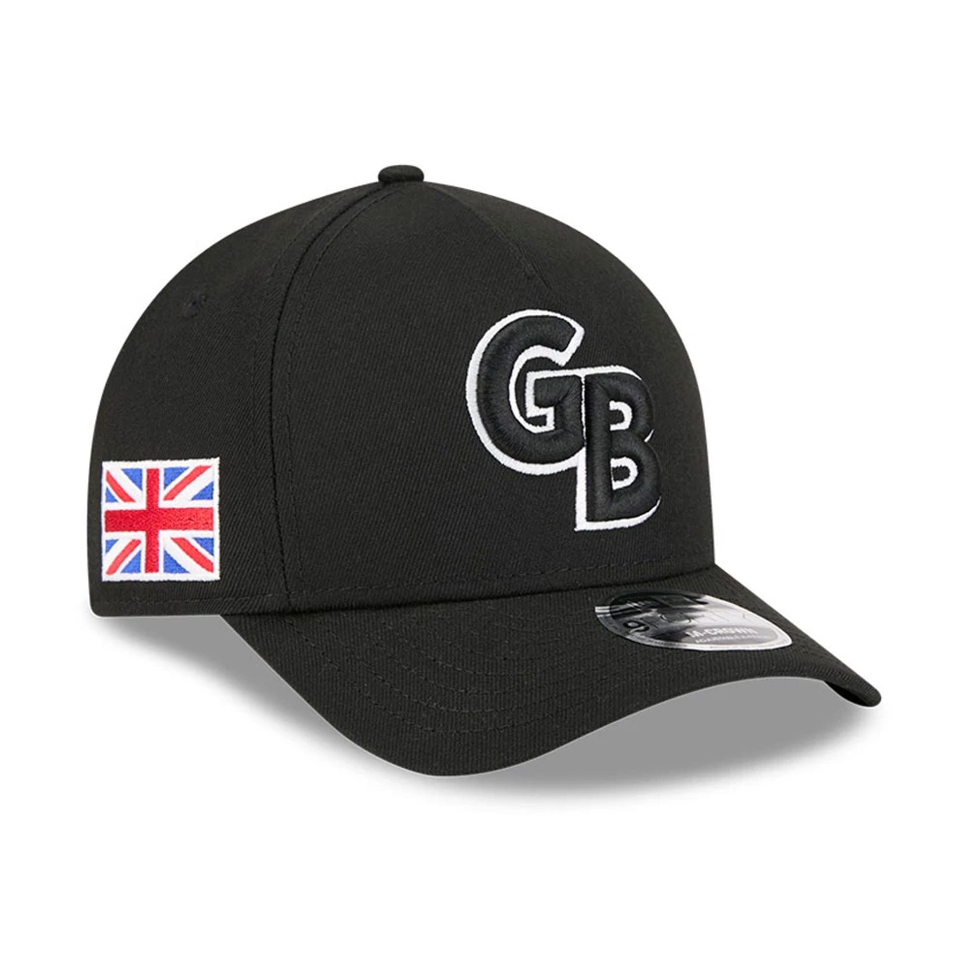 Pictured is this MLB World Baseball Classic 2026 Great Britain 9FORTY M-Crown A-Frame cap in black. 1