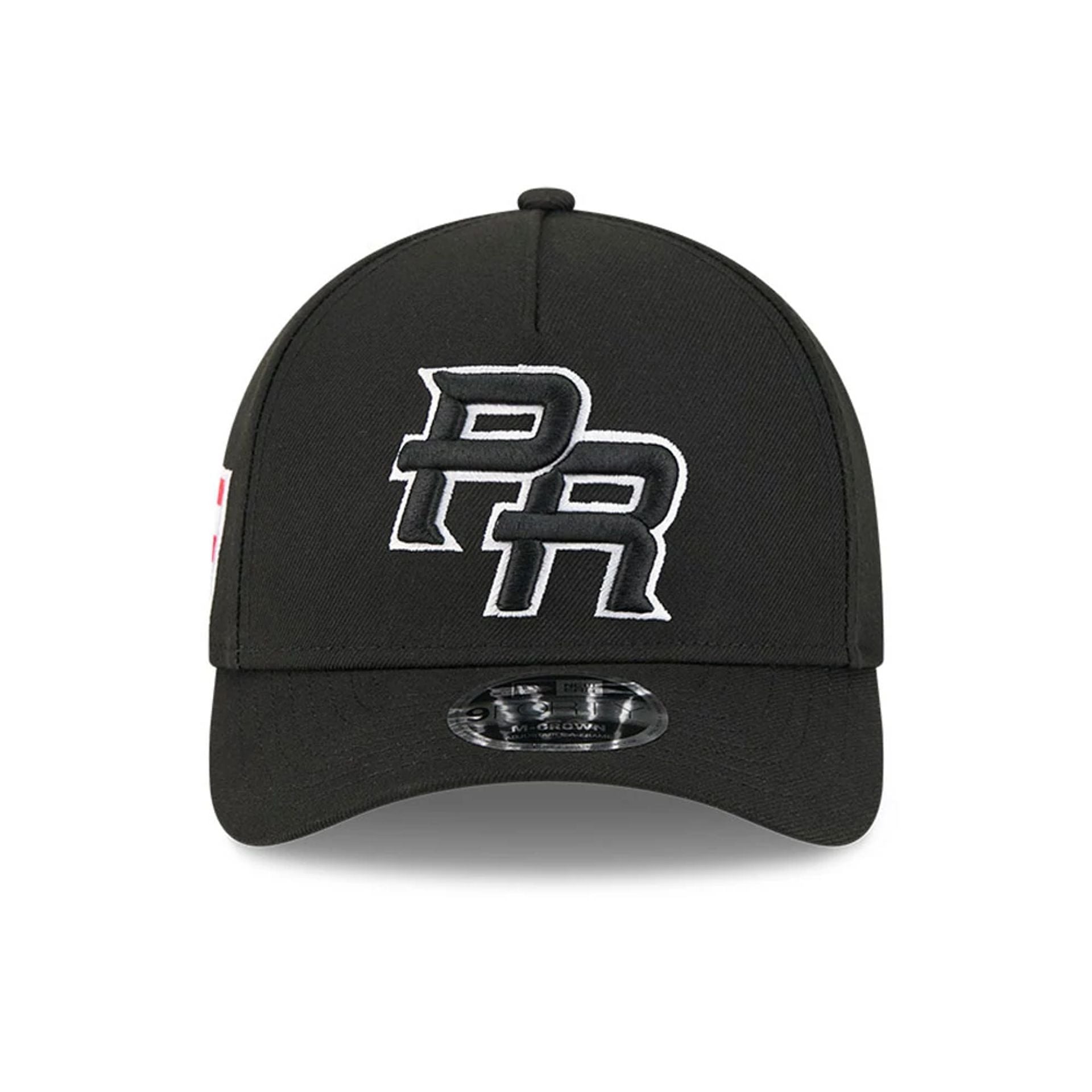 Pictured is this MLB World Baseball Classic 2026 Puerto Rico 9FORTY M-Crown A-Frame cap in black. 2