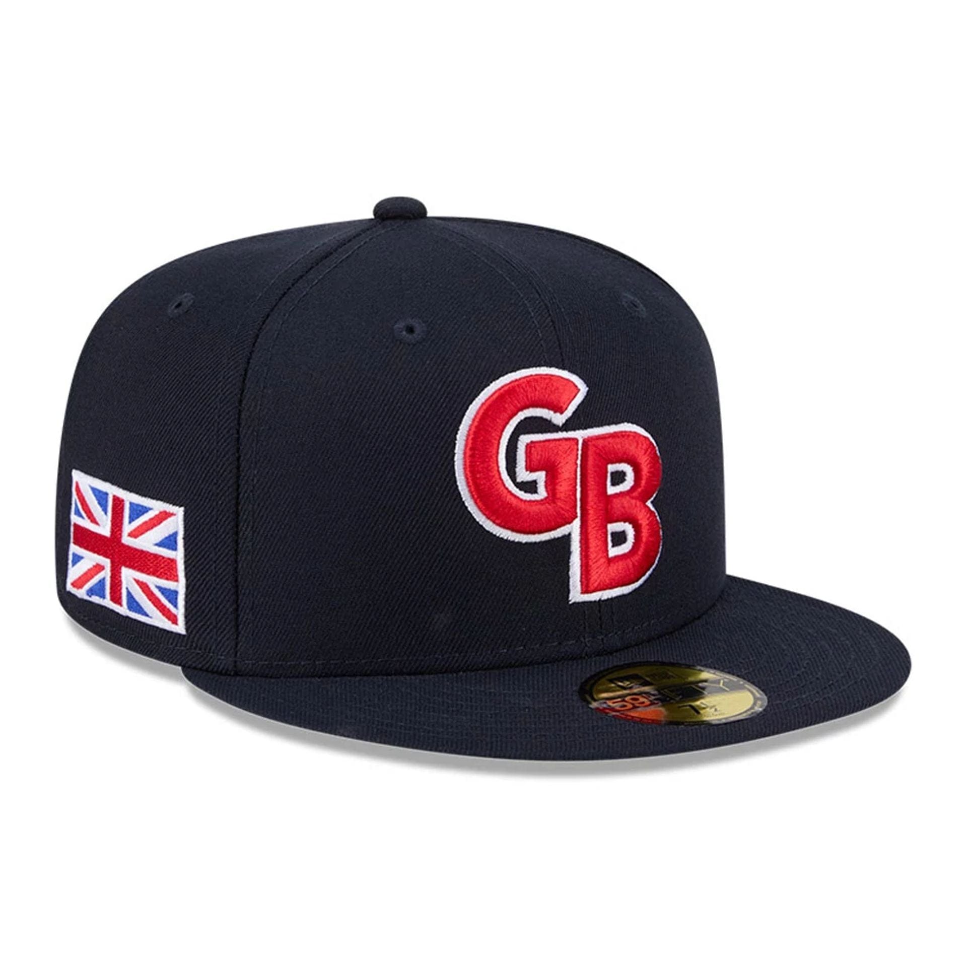 Pictured is this MLB World Baseball Classic 2026 Great Britain 59FIFTY Fitted cap in navy. 1