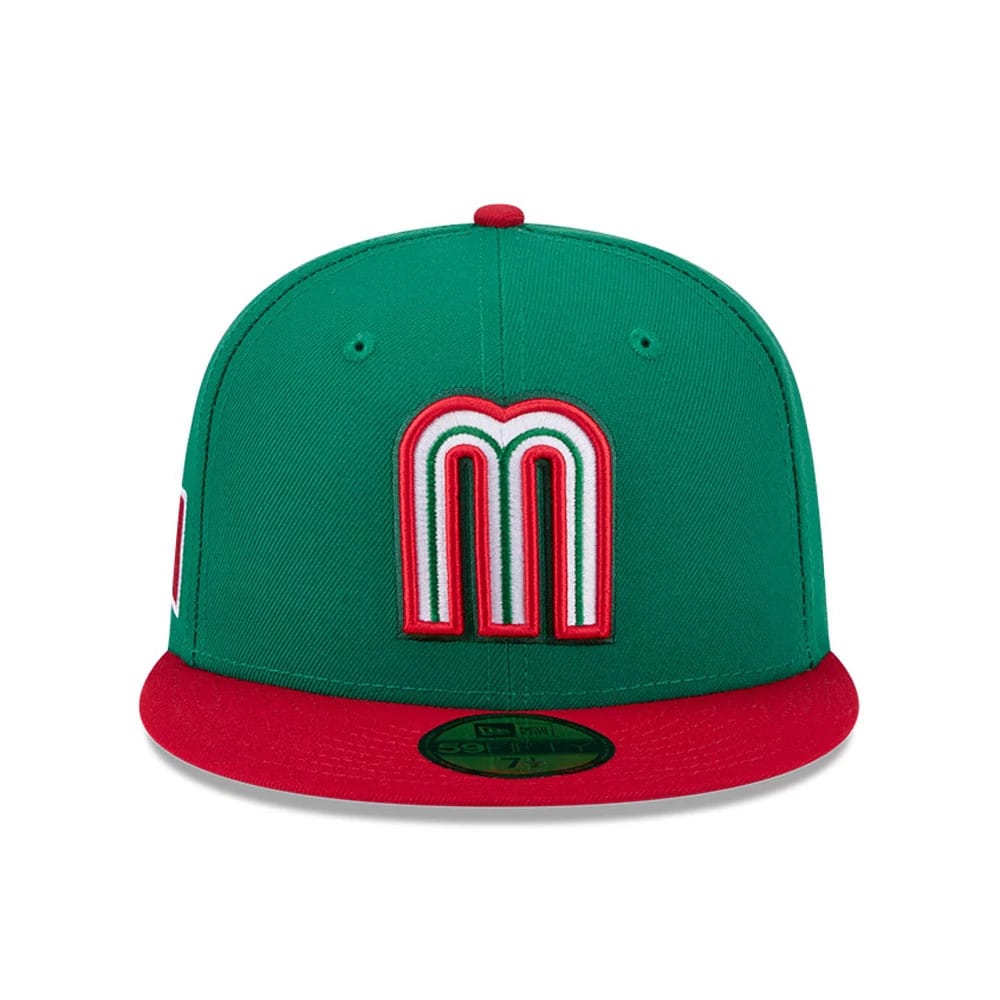 Pictured is this MLB World Baseball Classic 2026 Mexico 59FIFTY Fitted cap in green. 3