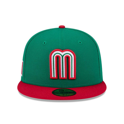 Pictured is this MLB World Baseball Classic 2026 Mexico 59FIFTY Fitted cap in green. 3