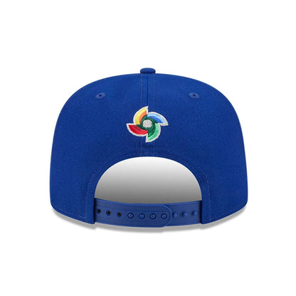 Pictured is this MLB World Baseball Classic 2026 Brazil 9FIFTY A-Frame Snapback cap in blue. 6