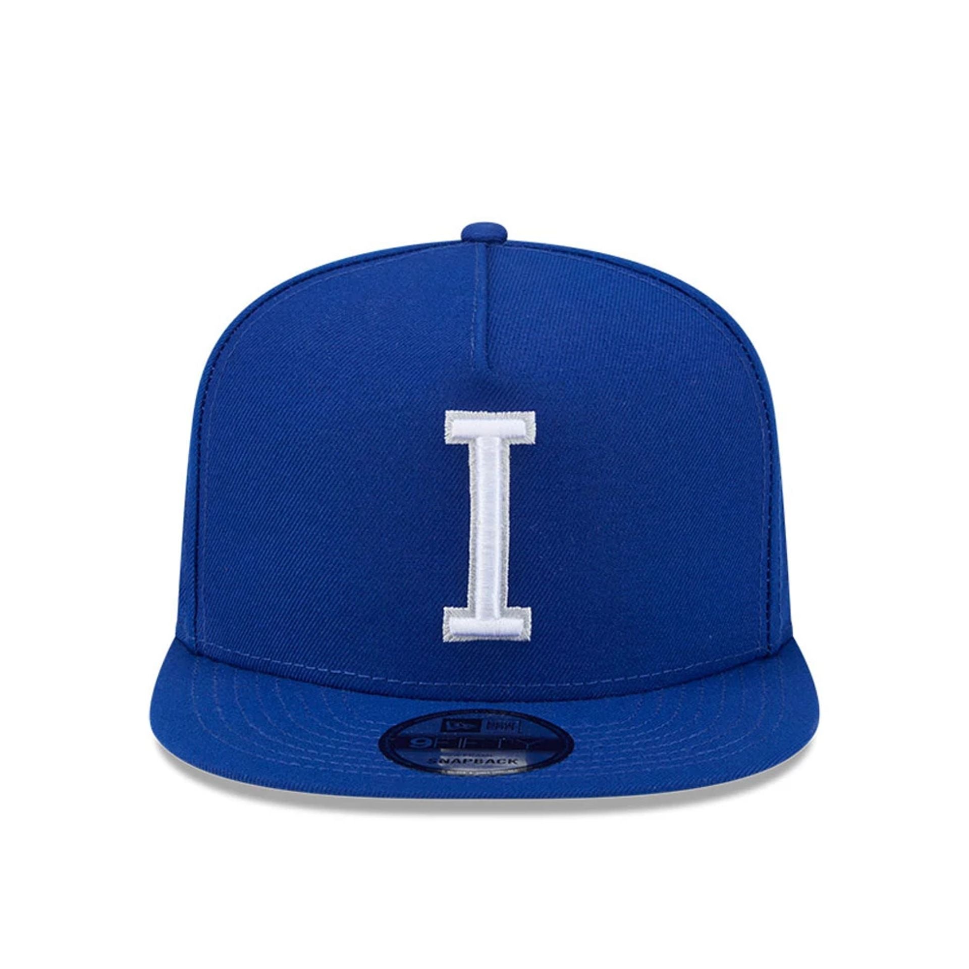 Pictured is this MLB World Baseball Classic 2026 Italy 9FIFTY A-Frame Snapback cap in blue. 3