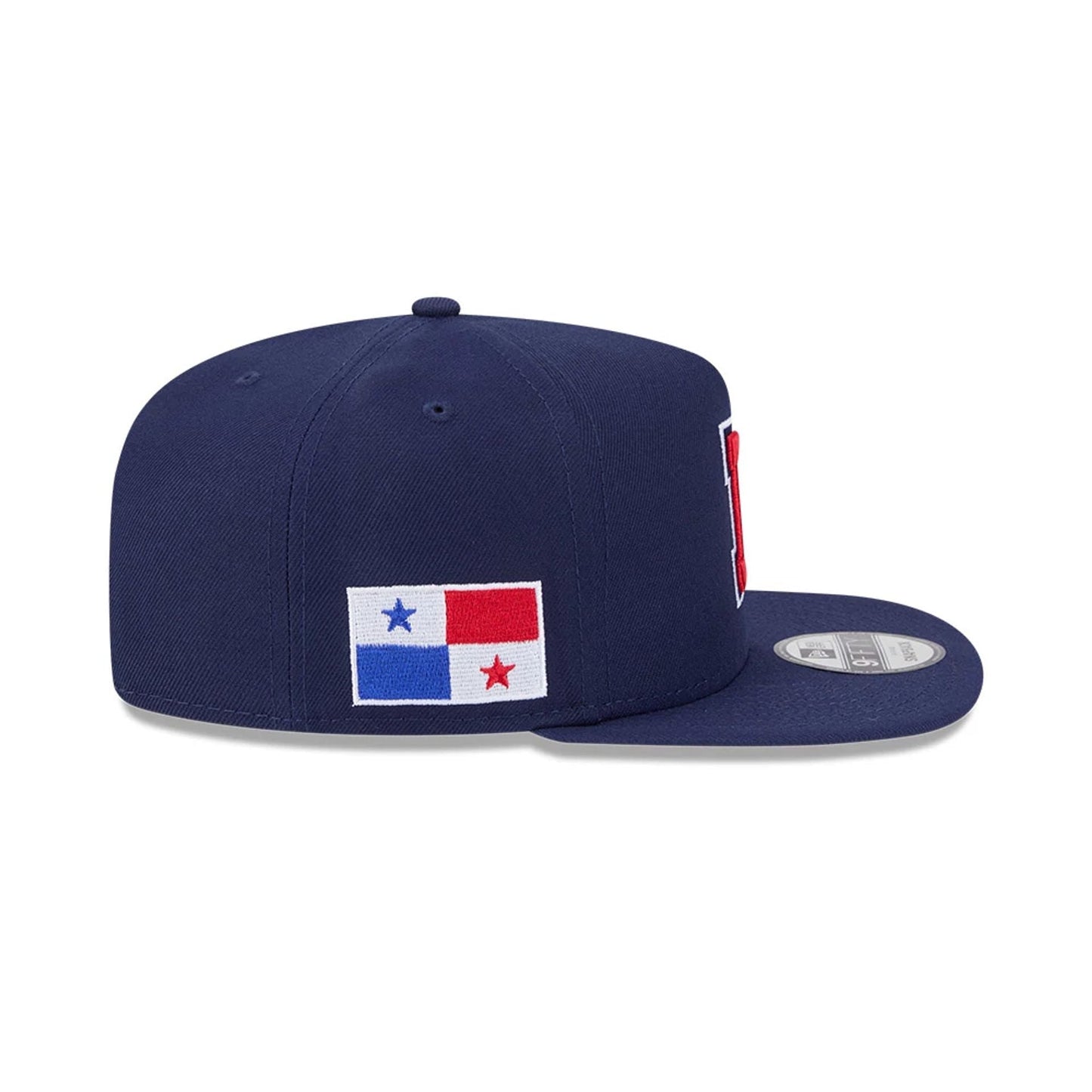 Pictured is this MLB World Baseball Classic 2026 Panama 9FIFTY A-Frame Snapback cap in navy. 5