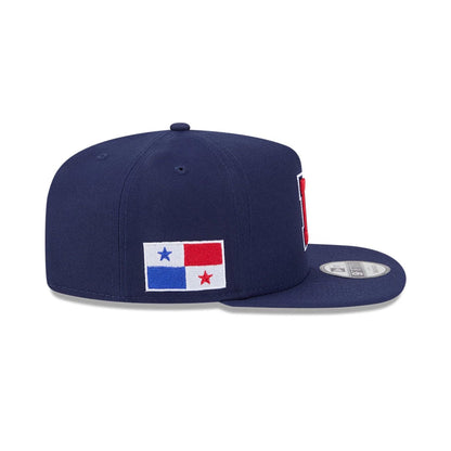 Pictured is this MLB World Baseball Classic 2026 Panama 9FIFTY A-Frame Snapback cap in navy. 5