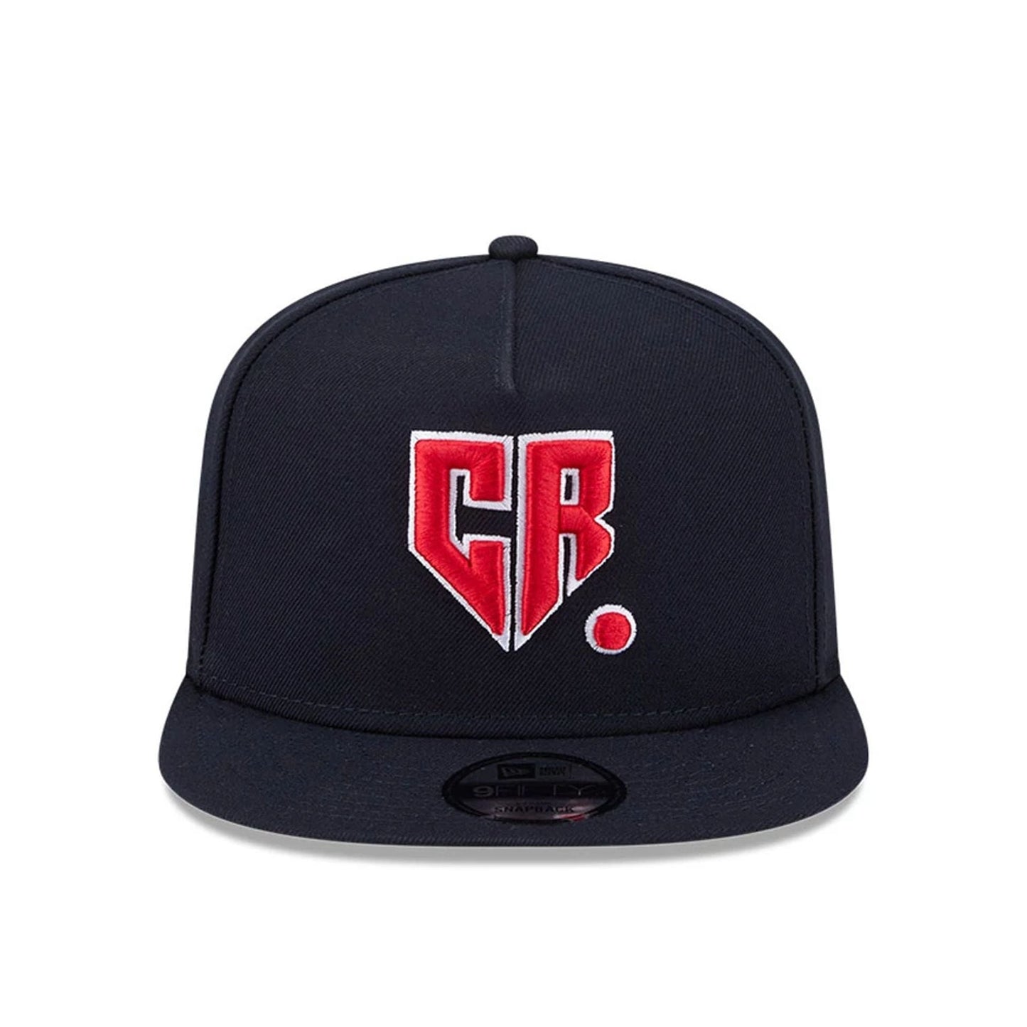 Pictured is this MLB World Baseball Classic 2026 Czechia 9FIFTY A-Frame Snapback cap in navy. 3