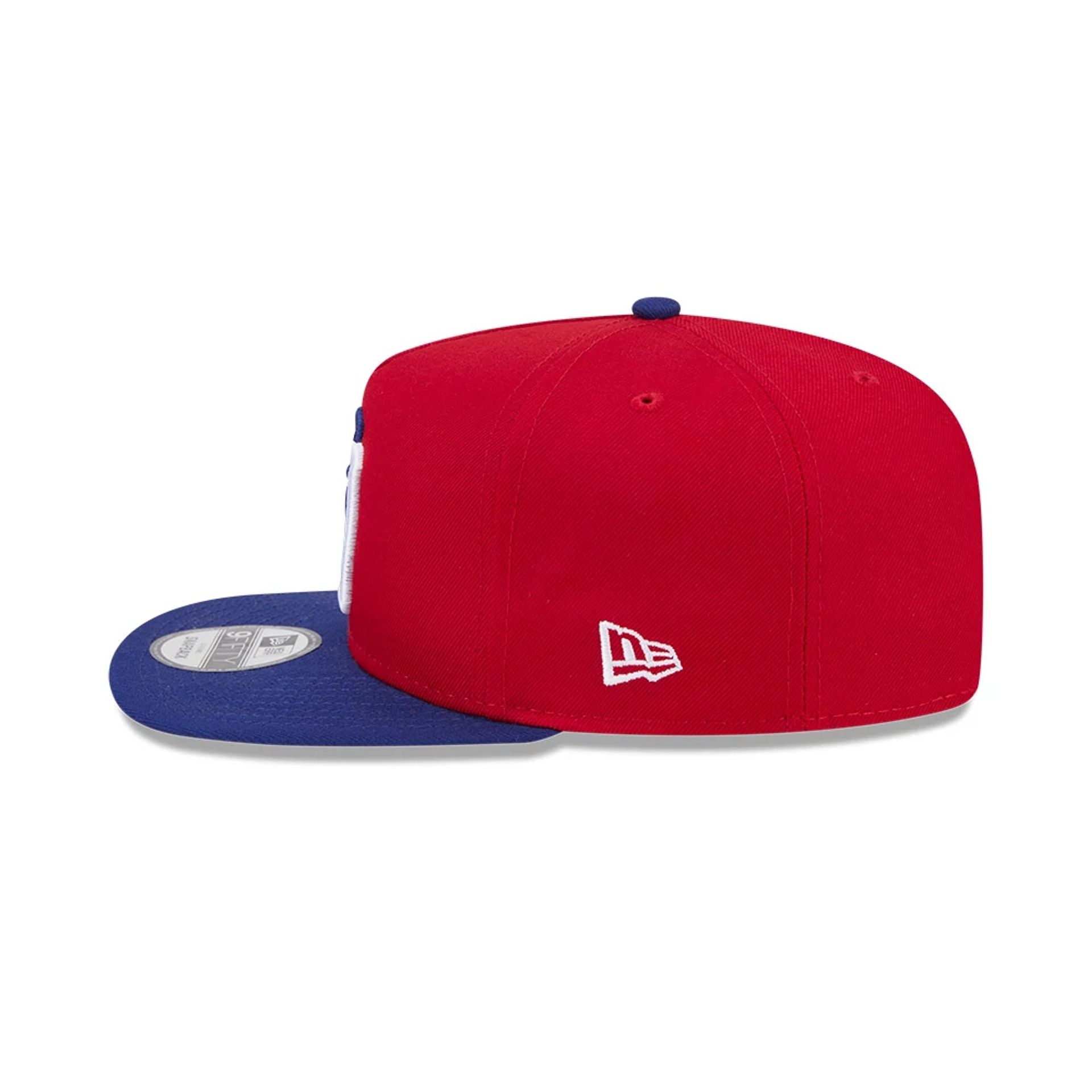 Pictured is this MLB World Baseball Classic 2026 Dominican Republic 9FIFTY A-Frame Snapback cap in red. 7