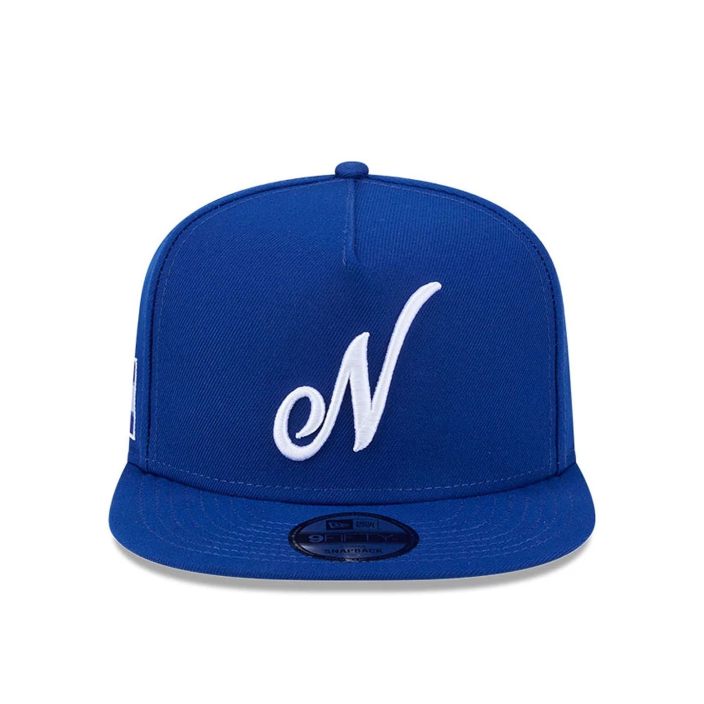Pictured is this MLB World Baseball Classic 2026 Nicaragua 9FIFTY A-Frame Snapback cap in blue. 3