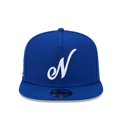Pictured is this MLB World Baseball Classic 2026 Nicaragua 9FIFTY A-Frame Snapback cap in blue. 3