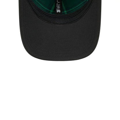 Pictured is this MLB Saint Patrick's Day Philadelphia Phillies 39THIRTY M-Crown A-Frame Stretch Fit cap in black. 7