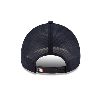 Pictured is this MLB Batting Practice 2026 Houston Astros 9FORTY Apex cap in navy. 4