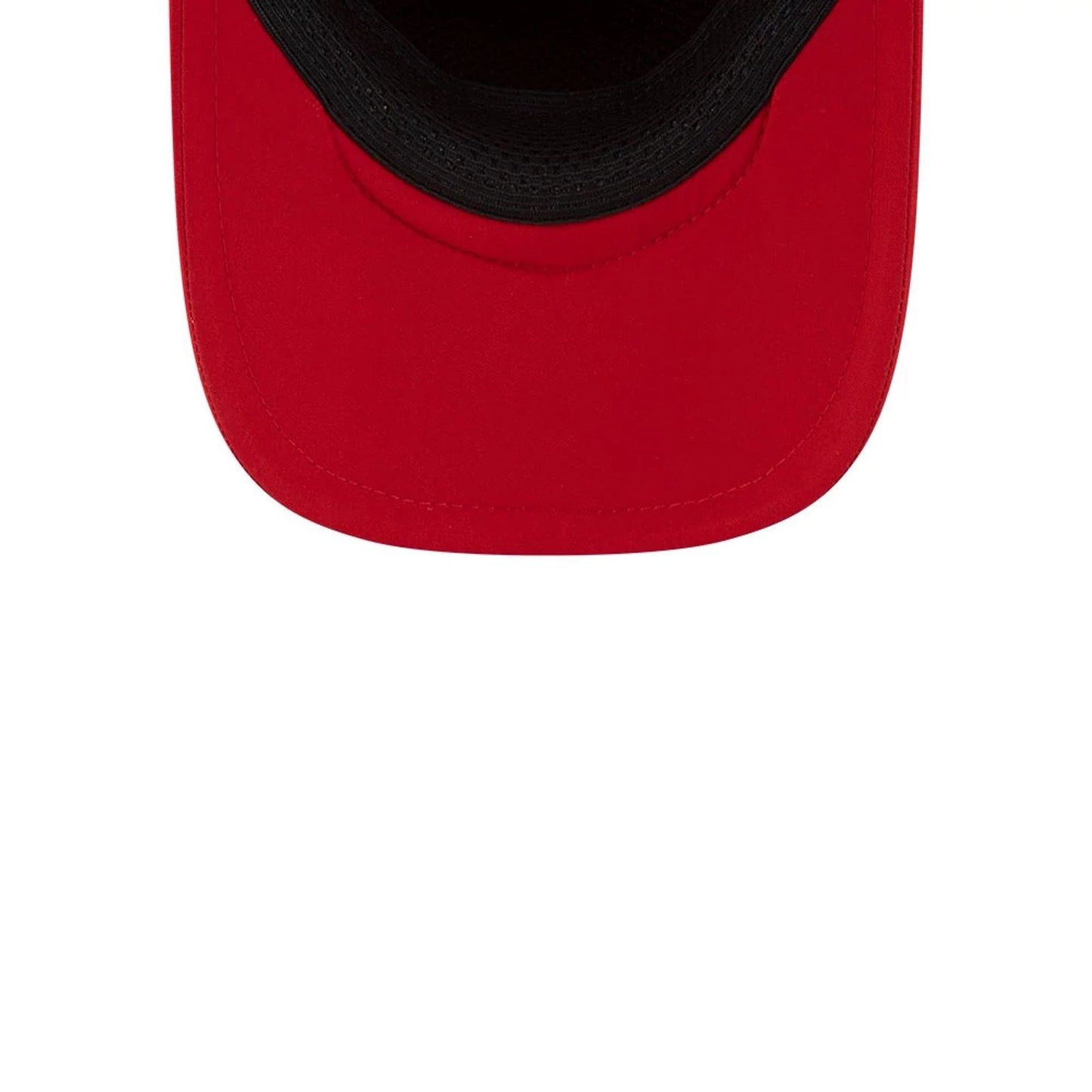 Pictured is this MLB Batting Practice 2026 Cincinnati Reds 9FORTY Apex cap in red. 7