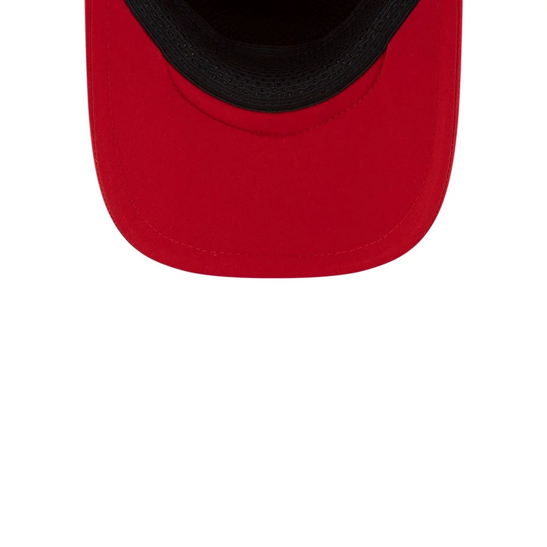 Pictured is this MLB Batting Practice 2026 Cincinnati Reds 9FORTY Apex cap in red. 7