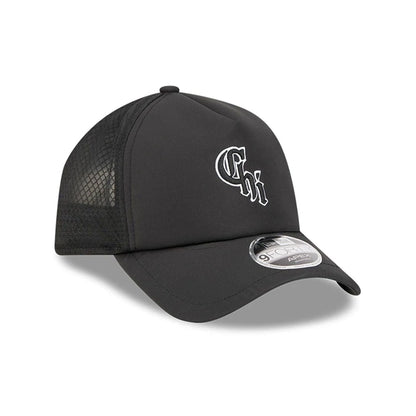 Pictured is this MLB Batting Practice 2026 Chicago White Sox 9FORTY Apex cap in black. 3