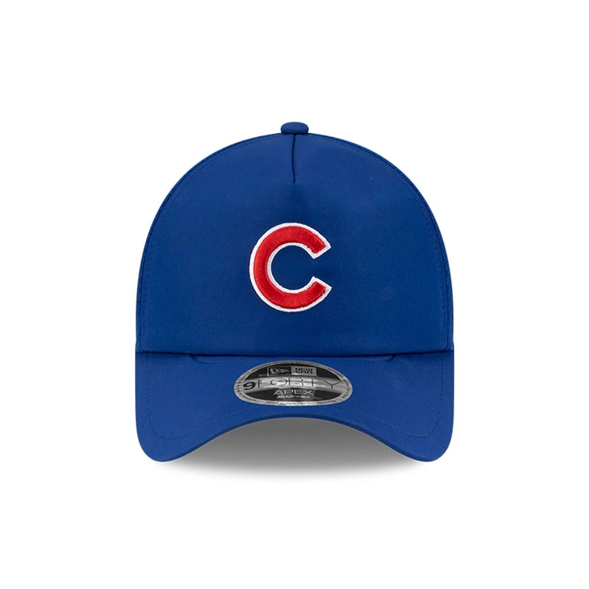 Pictured is this MLB Batting Practice 2026 Chicago Cubs 9FORTY Apex cap in blue. 2