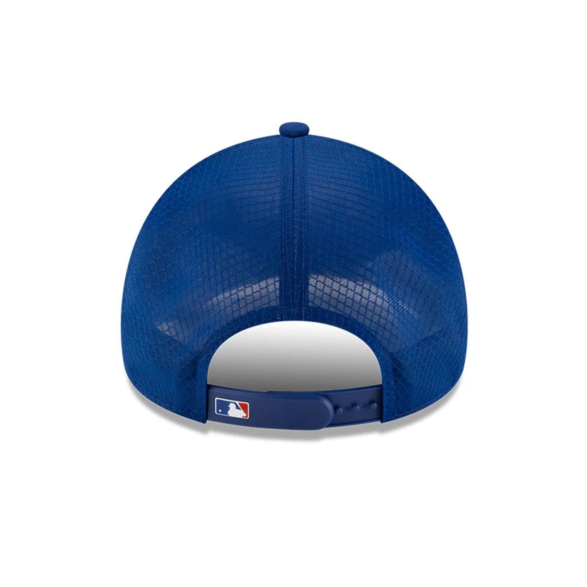 Pictured is this MLB Batting Practice 2026 Chicago Cubs 9FORTY Apex cap in blue. 4
