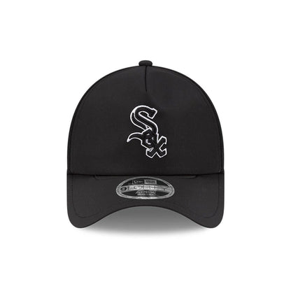 Pictured is this MLB Batting Practice 2026 Chicago White Sox 9FORTY Apex cap in Black. 2