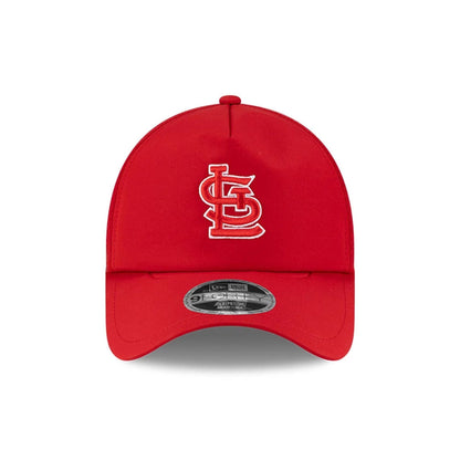 Pictured is this MLB Batting Practice 2026 St. Louis Cardinals 9FORTY Apex cap in red. 2