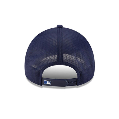 Pictured is this MLB Batting Practice 2026 Toronto Blue Jays 9FORTY Apex cap in blue. 4