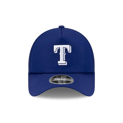 Pictured is this MLB Batting Practice 2026 Texas Rangers 9FORTY Apex cap in dark blue. 2