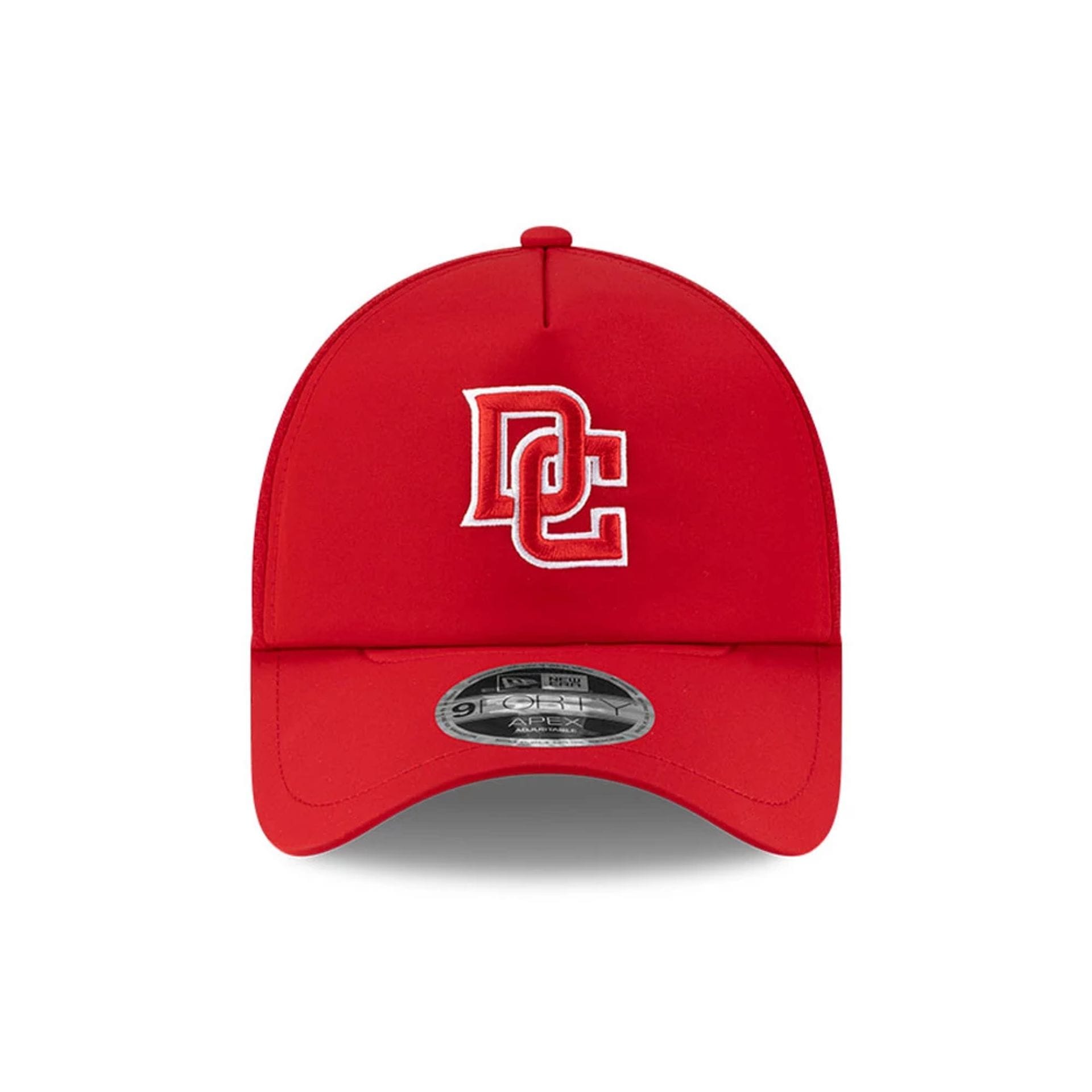 Pictured is this MLB Batting Practice 2026 Washington Nationals 9FORTY Apex cap in red. 2