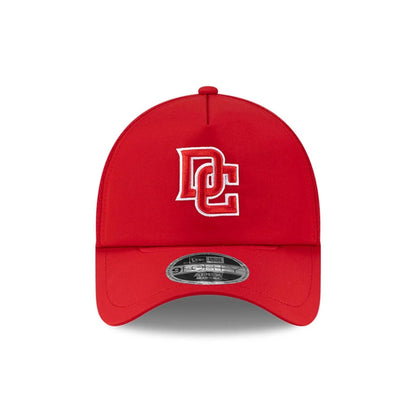 Pictured is this MLB Batting Practice 2026 Washington Nationals 9FORTY Apex cap in red. 2