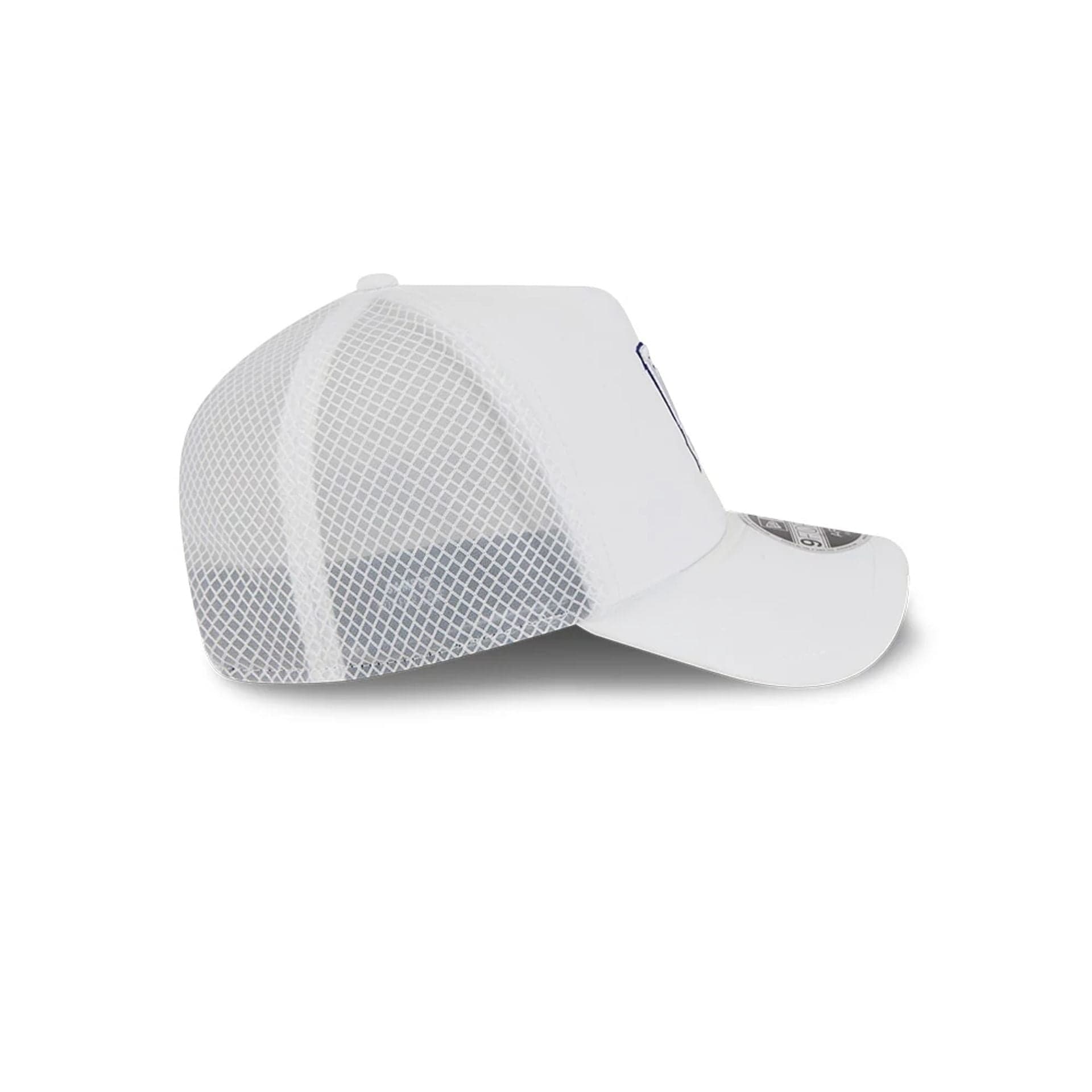 Pictured is this MLB Batting Practice 2026 LA Dodgers 9FORTY Apex cap in white. 6
