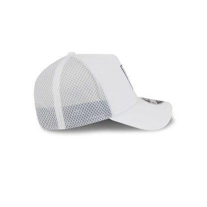 Pictured is this MLB Batting Practice 2026 LA Dodgers 9FORTY Apex cap in white. 6